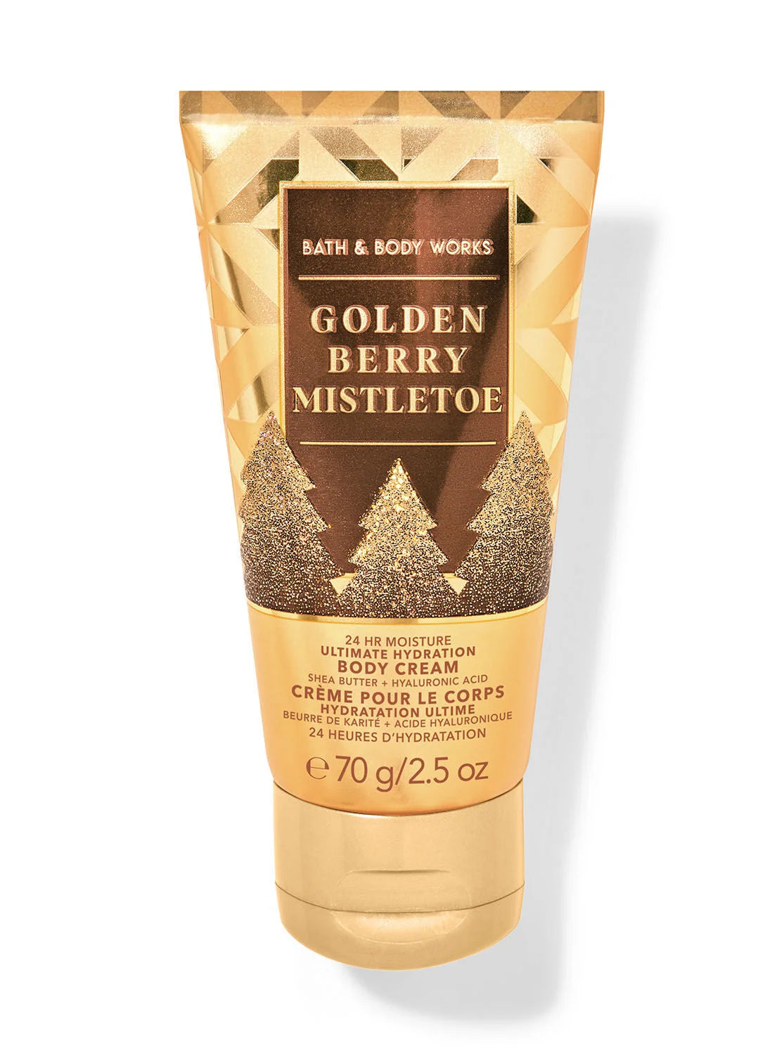 Golden Berry Mistletoe Travel Size Body Cream