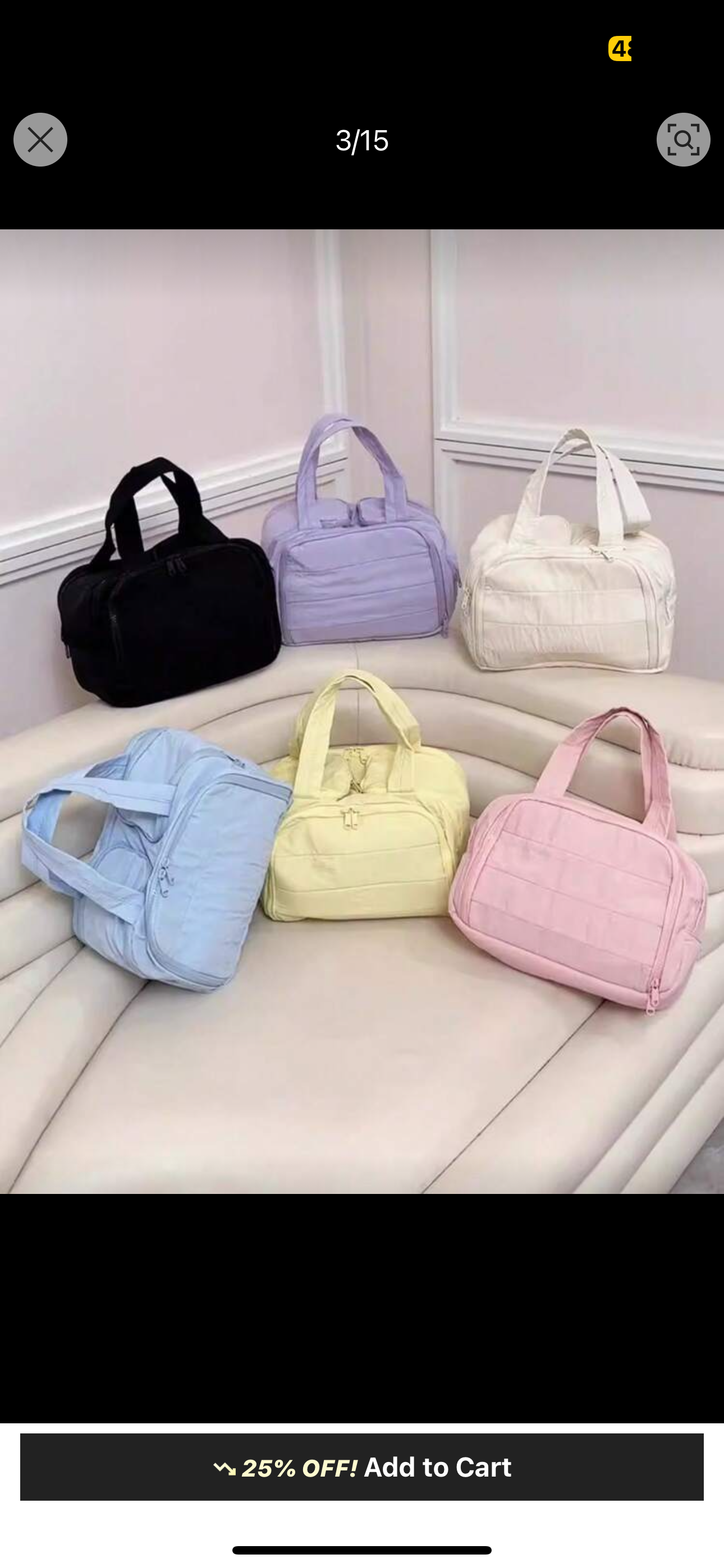 Dual Wide Opening Large Capacity Fluffy Makeup Bag Multifunctional