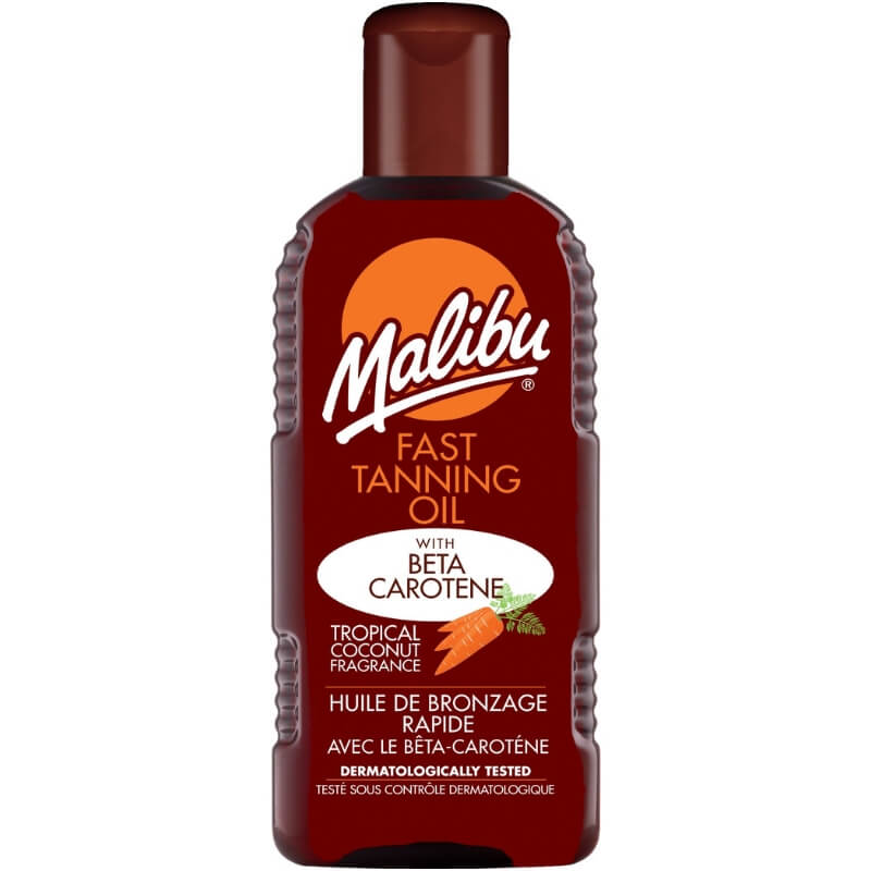 Malibu Fast Tanning Oil with Carotene 100ml