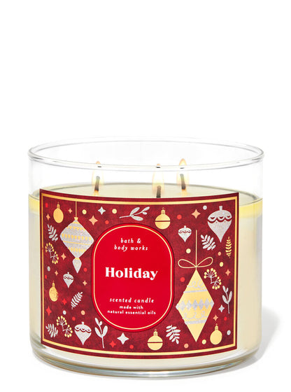 Holiday 3-Wick Candle