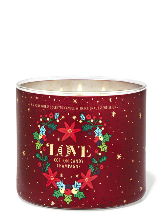 Cotton Candy Champagne 3-Wick Candle