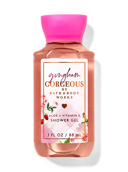 Gingham Gorgeous Travel Size Shower Gel