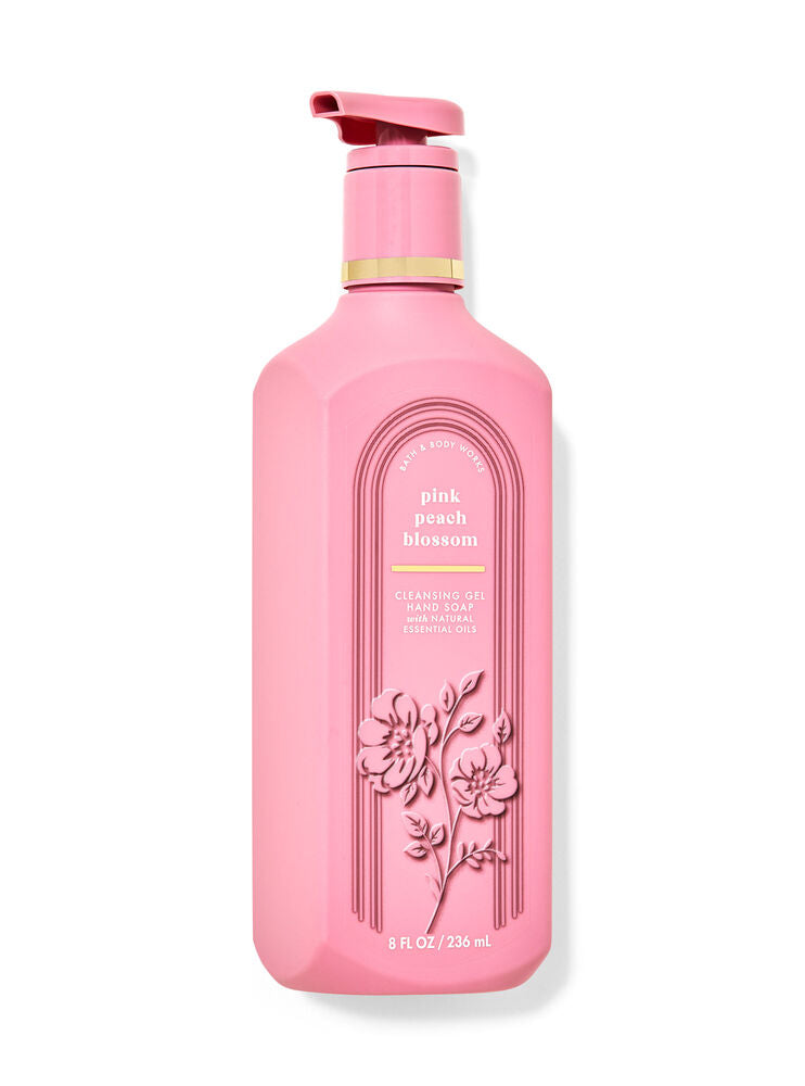 Pink Peach Blossom Cleansing Gel Hand Soap