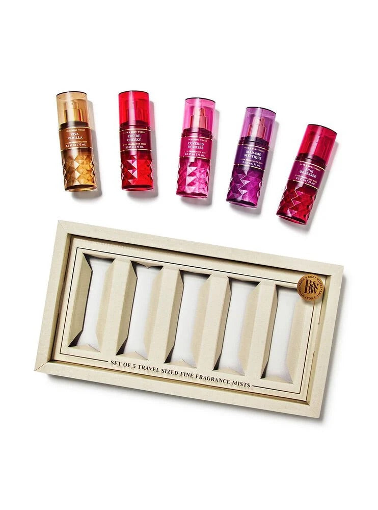 5-piece Mini Fine Fragrance Mist Gift Set Everyday Luxuries