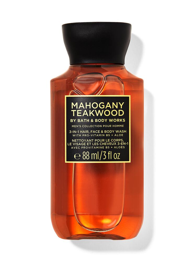 Mahogany Teakwood Travel Size Body Wash