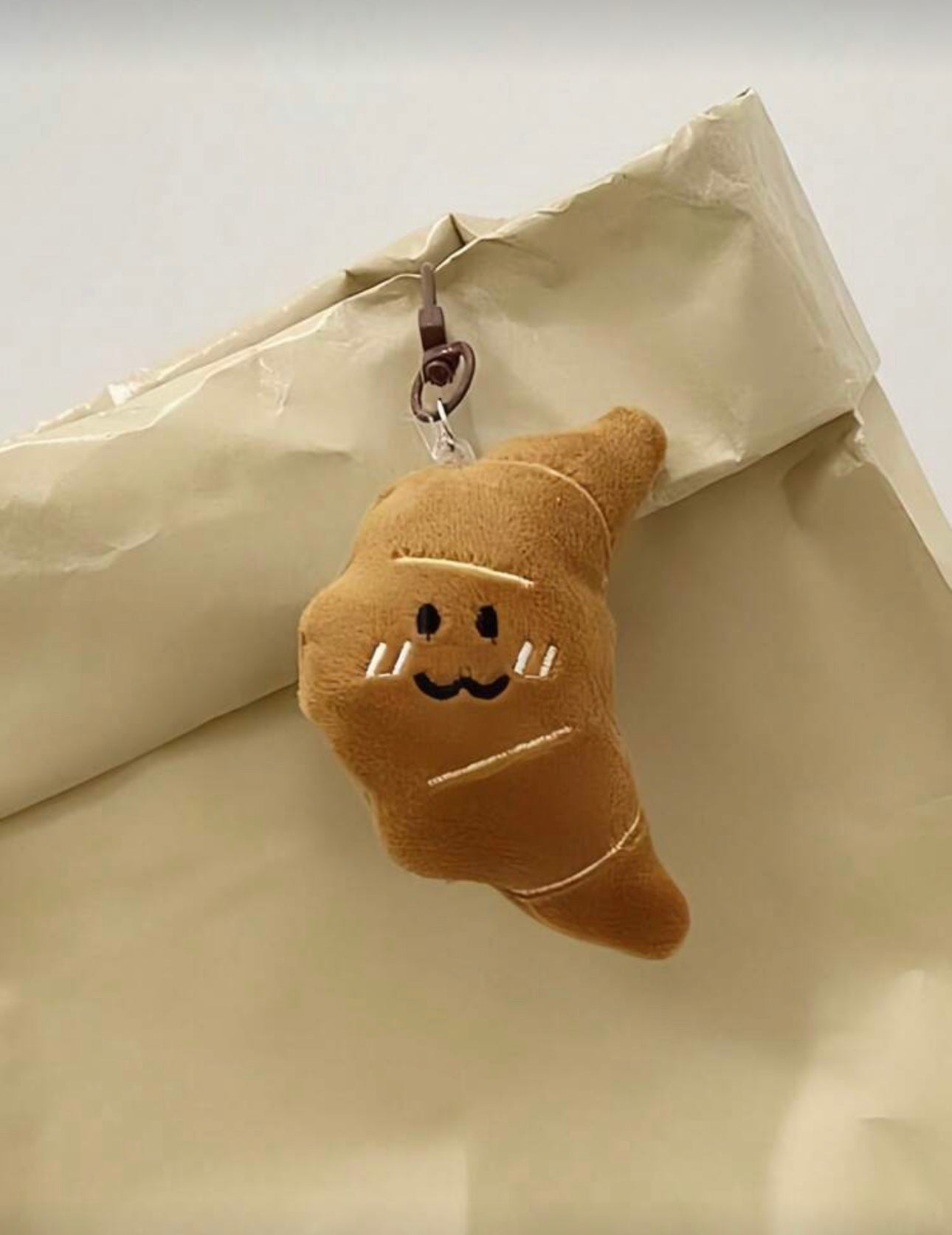 Croissant Keychain