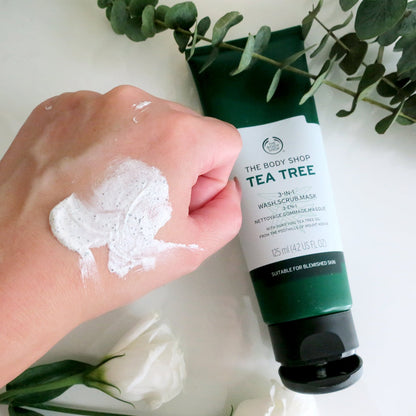 Tea Tree 3-in-1 Wash Scrub Mask