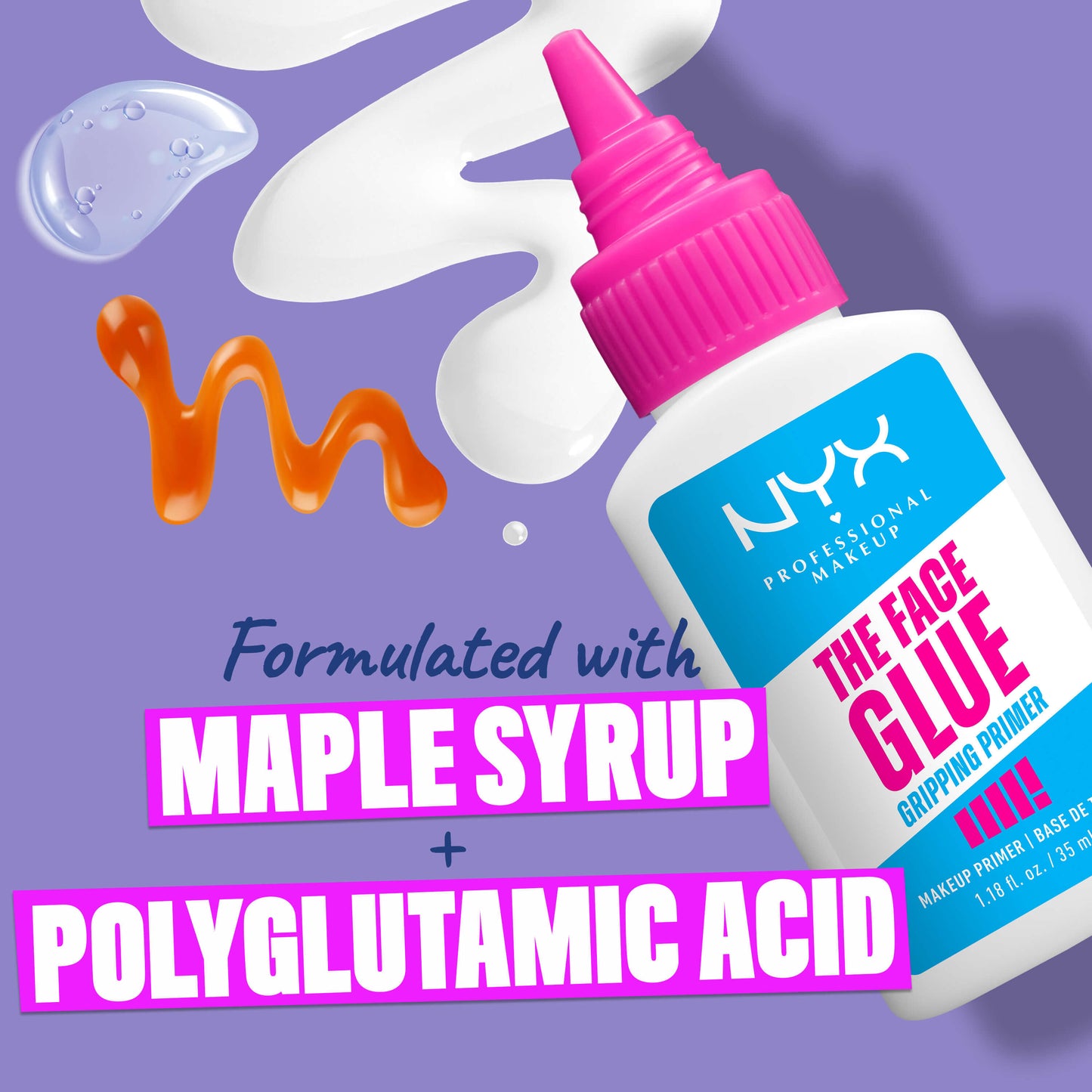 The Face Glue Copack, Makeup Stuck Like Glue, Vegan Formula, Upto 24H Hydration