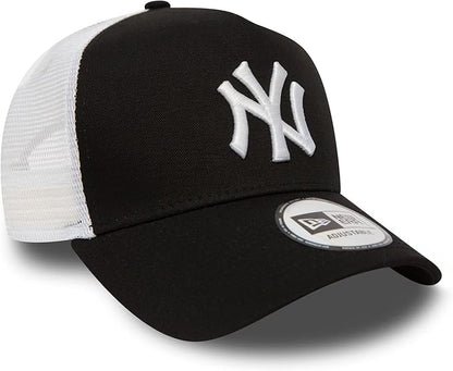 New York Yankees Clean Navy A-Frame Trucker Cap