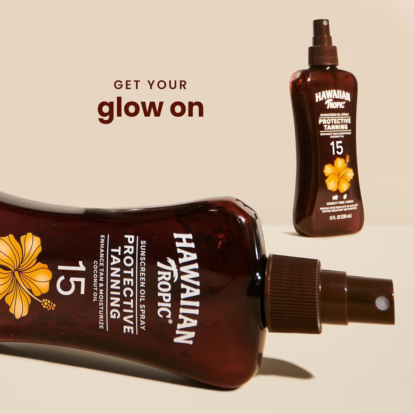 Hawaiian Tropic Protective Tanning Oil Dry Spray Oil SPF 15