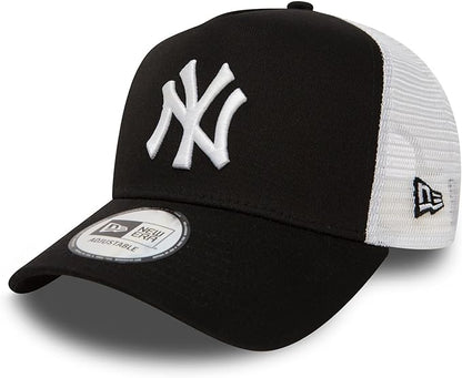 New York Yankees Clean Navy A-Frame Trucker Cap