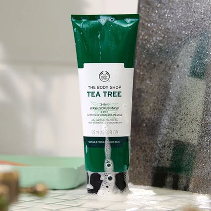 Tea Tree 3-in-1 Wash Scrub Mask