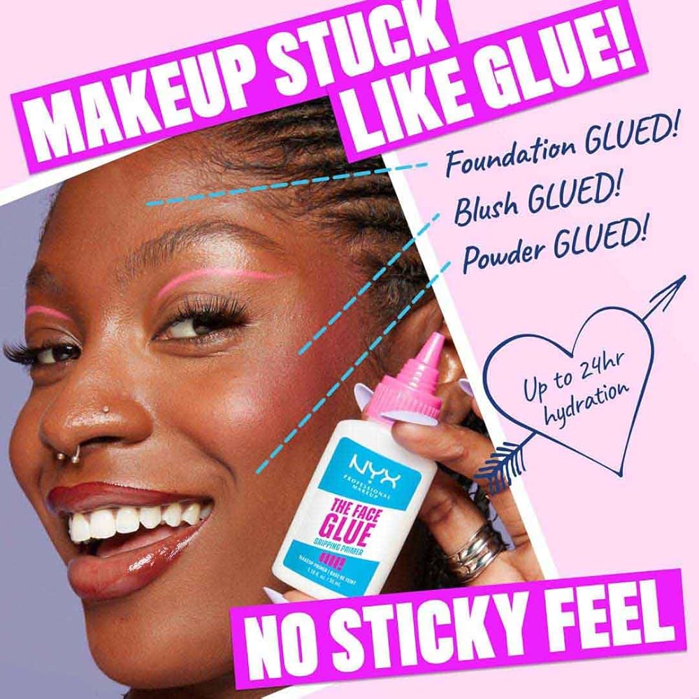 The Face Glue Copack, Makeup Stuck Like Glue, Vegan Formula, Upto 24H Hydration