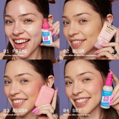 The Face Glue Copack, Makeup Stuck Like Glue, Vegan Formula, Upto 24H Hydration