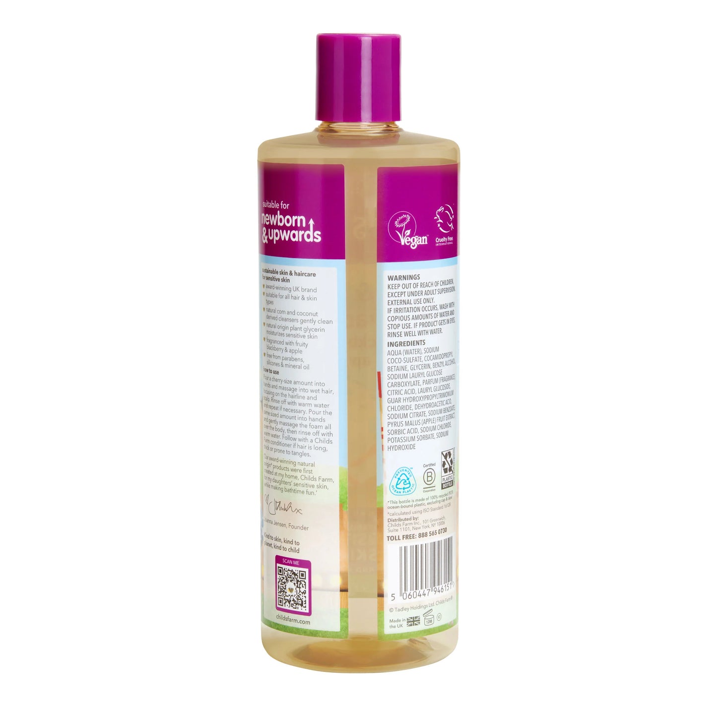 Childs Farm hair & body wash Blackberry & Apple