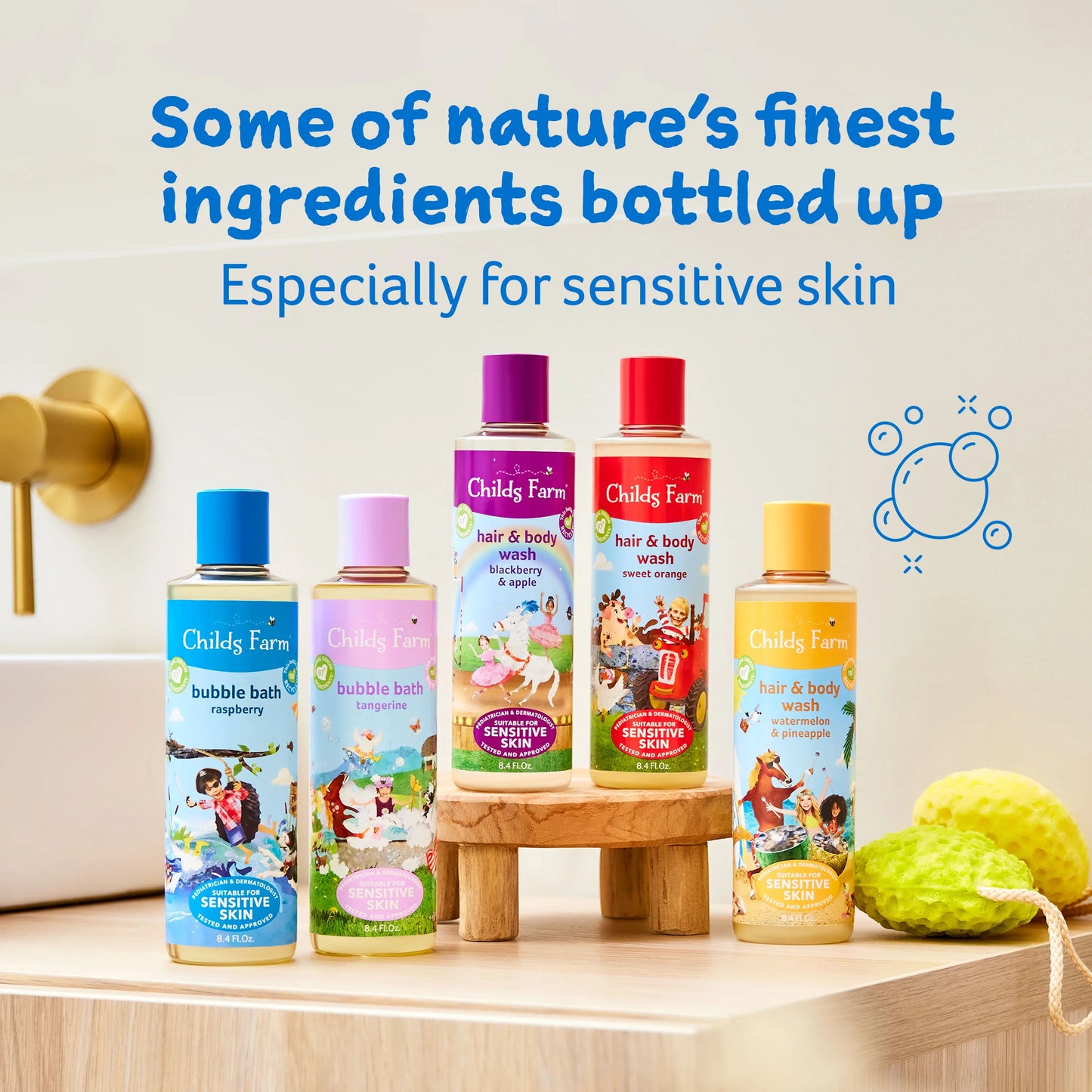 Childs Farm hair & body wash Blackberry & Apple