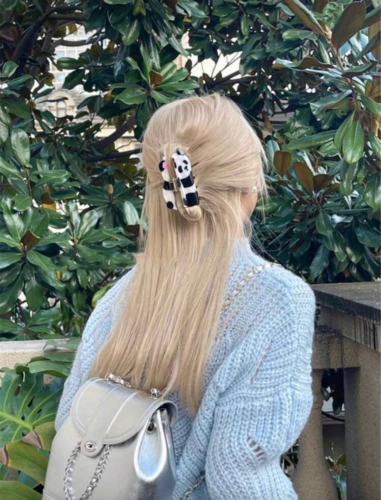 Panda Hair Claw Clip