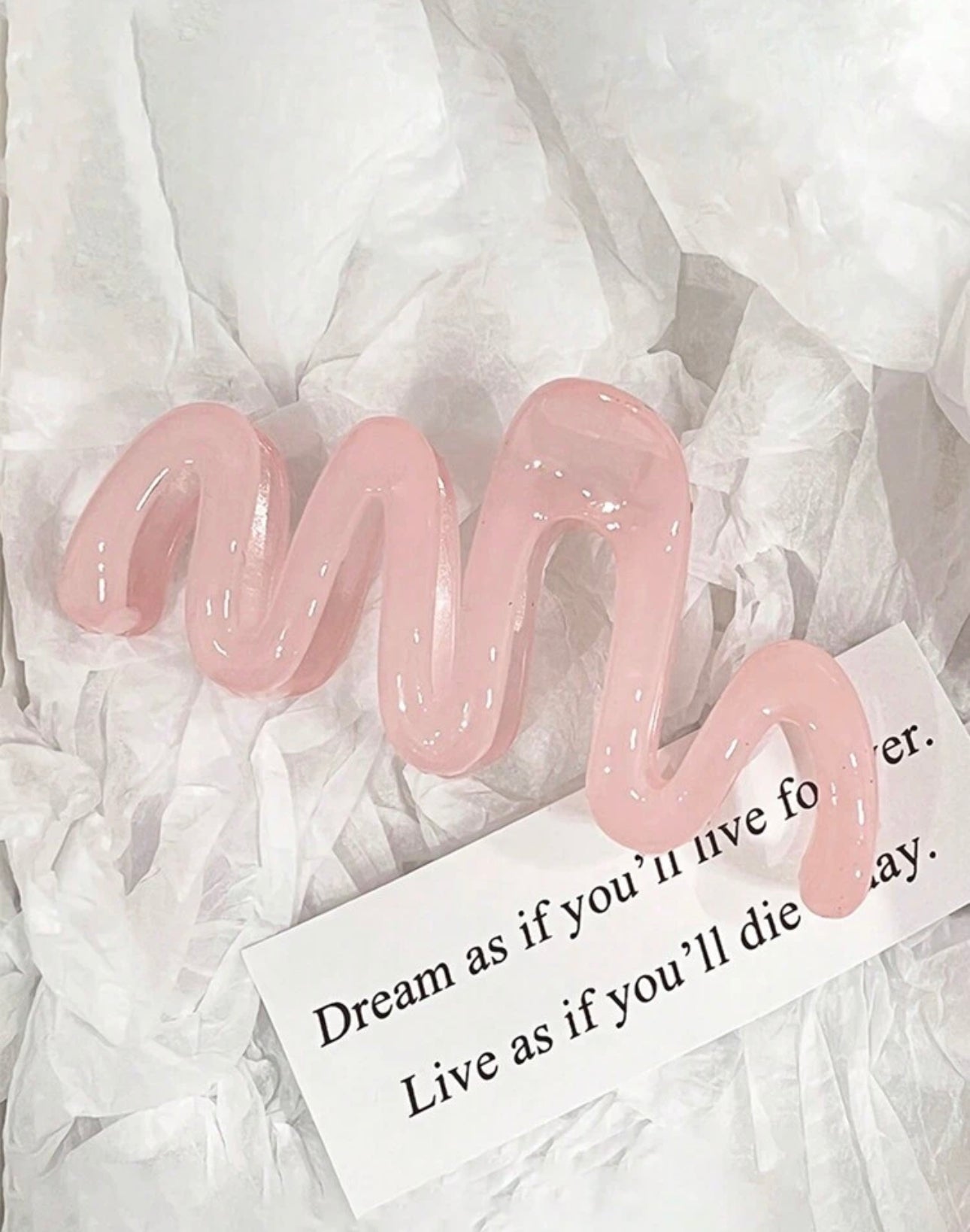 Wave Shape Oversized Claw Hair Clips