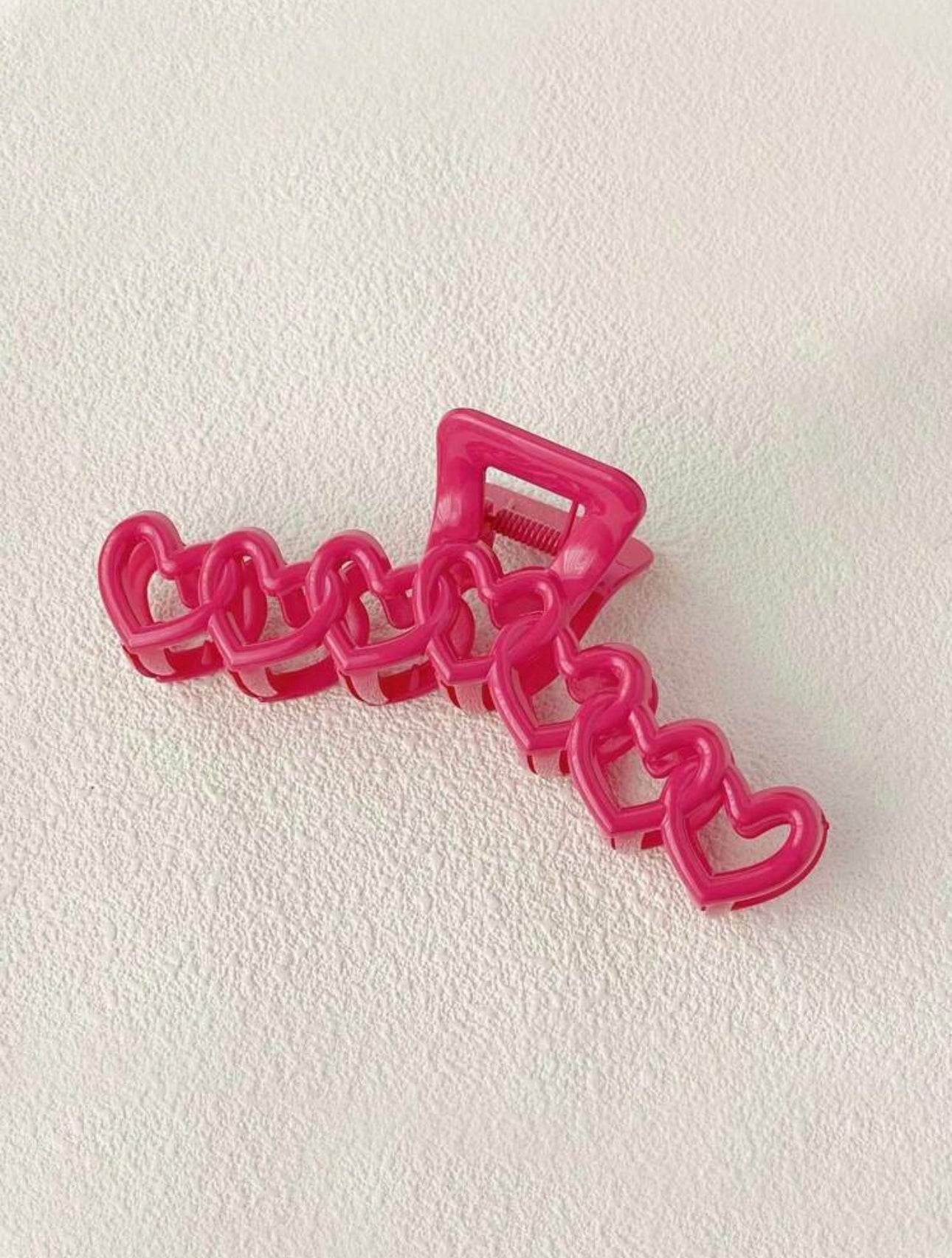 Y2K Cute & Elegant Pink Heart Hollow Big Size