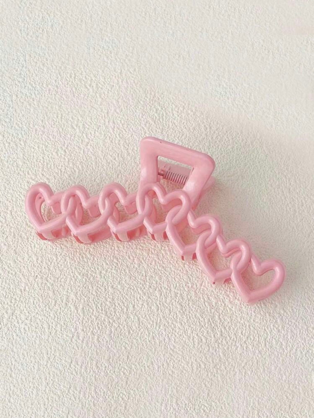 Y2K Cute & Elegant Pink Heart Hollow Big Size