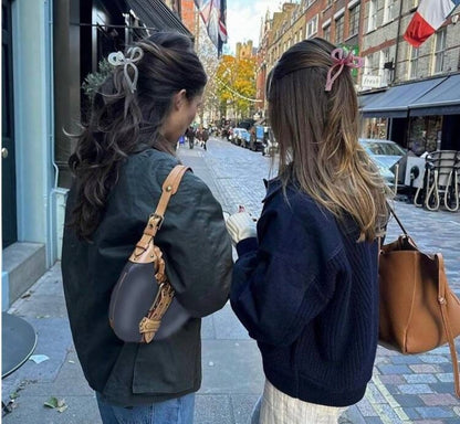 Ribbon Bow Hair Clips