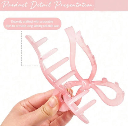 Ribbon Bow Hair Clips