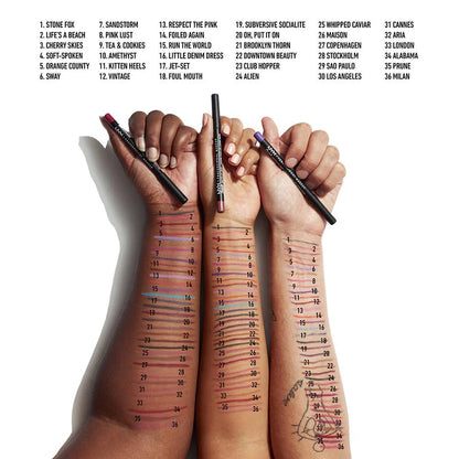 Suede Matte Lip Liner Matte Lip Liner Pencil