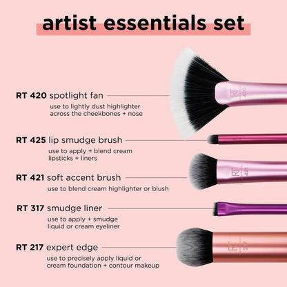 Real Technique Artist Essentials Makeup Brush Set