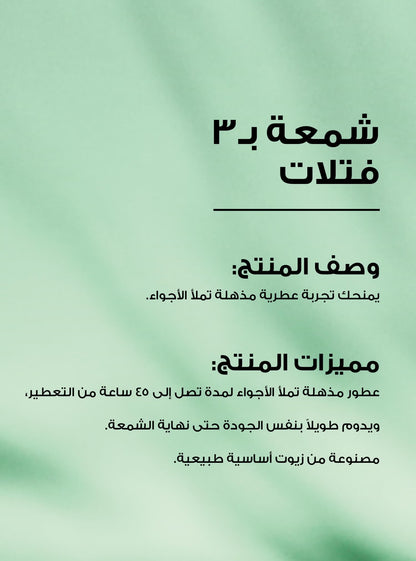 Vanilla Bean 3-Wick Candle