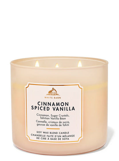 Cinnamon Spiced Vanilla 3-Wick Candle