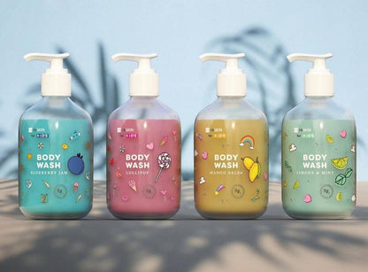 Hiskin Kids Body Wash Limone & Mint