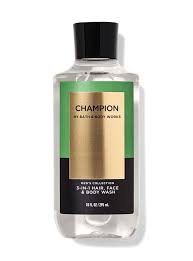 Champion 3-In-1 Hair, Face & Body Wash