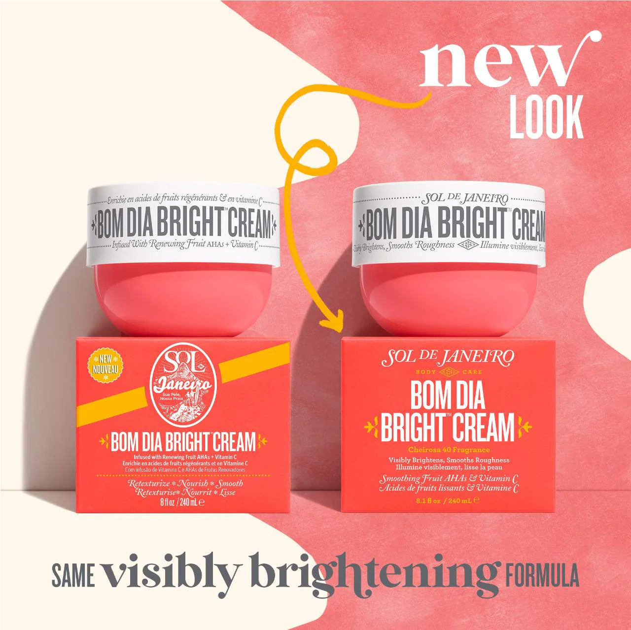 Bom Dia Bright™ Visibly Brightening and Smoothing Body Cream with Vitamin C